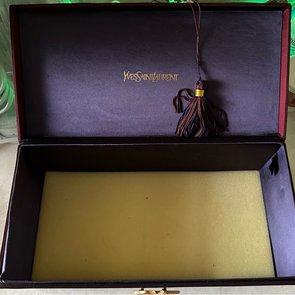 Yves Saint Laurent Men's Accessory Box - Elegant Black